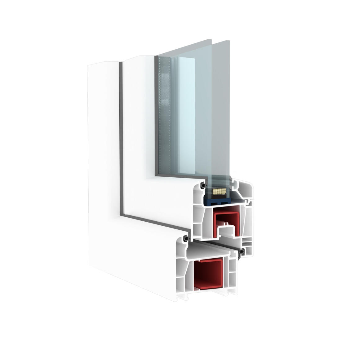 150x240 cm, műanyag középen felnyíló/bukó-nyíló erkélyajtó, jobbos