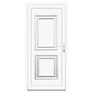 KT46 teli paneles, 100x210 cm, műanyag bejárati ajtó, jobbos, befele nyíló